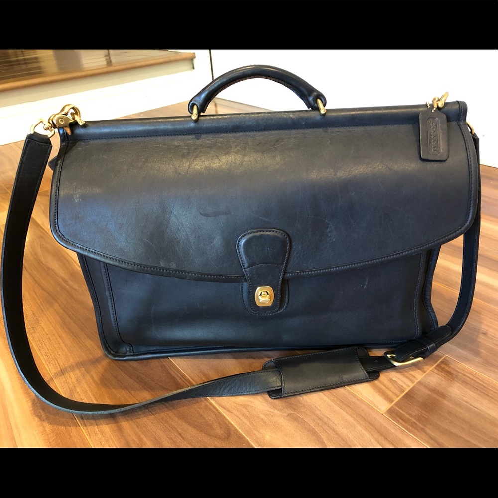 Vintage COACH Beekman Leather Briefcase Messenger